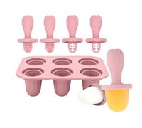 Silicona Ice Pop Molds, Cake Pop Tray, Reutilizable Easy Release Design, 6 Grid Postre Maker for Home Summer Party, 12 x 10 x 8,1 cm, 4,72 x 3,94 x 3,19 pulgadas, 1 juego