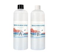 Silicona Líquida - Molde Líquido Súper Elástico Que Hace Silicona | Para Fundición Y Manualidades De Resina | Reutilizable Para Epoxi, El Jabón De Velas Incluye Instrucciones | Moldeo De Silicona Para