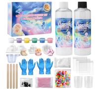 Silicona líquida para Taba Squishy, 500 g, proporción 1: 1, mezcla de goma de silicona supersuave, kit de manualidades para aliviar el estrés, amantes de los gatos y aficionados a hámsters, creativos