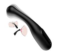 Silicona Masajeador 9 Modo Masajeadores Mujer Masaje USB para Mujeres Pareja Flexible Plegable, Negro