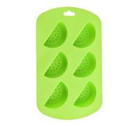 Silicona Mold, Fruit Shaped Tray, Chocolate Candy Base, Easy Release, Thermal Resistance Technology, Household Baking Supplies, Red Flexible Design For Family Friends Student Gift