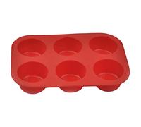 Silicona Muffin Pan - Moldes de sartén para cupcake de silicona | Pan de cupcake de silicona | Molde de silicona para hornear | Pandes de muffins de silicona para hornear | 6 tazas de moldes para