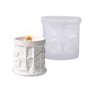 Silicona multiusos con forma de calle romana para contenedores de arte de resina, proyectos de manualidades, diseños de fácil liberación, herramienta multiusos de silicona para manualidades