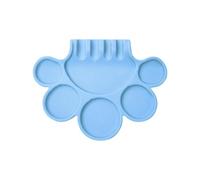 Silicona Paint Paleta, Creative Mixing Paint Tray, Raised Edge Design, Art Supplies Tool, Portable Easy Clean Accessory, Suitable for Kids Adults Students Boys Girls Travel Home Classroom School