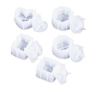 Silicona Para Moldes Moldes de resina for tarros con tapas, recipiente for manualidades, portavelas, recuerdos fiesta, decoración navideña for el hogar, 1 Uds(Color4)