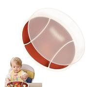 silicona para niños pequeños divididos | Plato alimentación para niños pequeños dividido en forma pelota rugby,Plato plato dividido entrenamiento autoalimentación, Youding