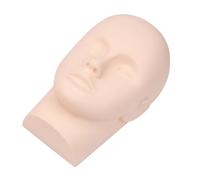 Silicona para Práctica de Extensión de Pestañas y Maquillaje Modelo de Maniquí Durable para Entrenamiento de Técnicas de Maquillaje y Masaje Facial