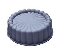silicona para tartas, pastel clásico girasol, redondo antiadherente silicona para hornear acanalado, pastel Charlotte silicona para brownie, tarta, flan, pan, hornear 7.67 x 2.4 pulgadas