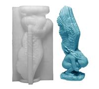 silicona para velas - Moldes Silicona para Velas | Moldes para velas perfumadas hechos a mano, moldes para velas con forma alas ángel 3D, Chocolate, barra loción, caramelo, Aokley