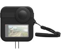 Silicona Protección Protector de Cámara de Acción, Resistente a Arañazos, Impermeable con Protección de Lentes y Cordón para GoPro MAX