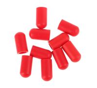 Silicona Protector Puntas Baquetas Rojo para 10 | Silenciador de Repuesto, Amortiguación Silenciosa y Protección, Compatible Baquetas, Uso Práctico