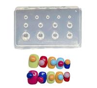 Silicona redonda multiusos ideal para manualidades de resina creativa, uñas, arte y decoración del hogar, uso diario casual, esfera de silicona para manualidades