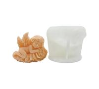 Silicona reutilizable para manualidades, diseños angélicos decorativos de rosa, fácil de desmoldar, suministros de silicona