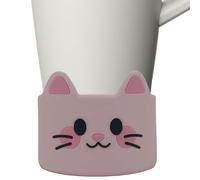 Silicona Reutilizable Taza de Café Protector Manguitos | Soporte de Taza de Silicona con Diseño Animal, Protectora Antideslizante para Tazas, Para Té, Cafetería Viaje Hogar Bebidas Calientes Y