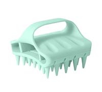 Silicona Scalp Brush, Ergonómico Scalp Scrubber, Herramienta de masaje portátil, Wet or Dry Hair Care Use, Gentle Grip Design for All Hairs Type, 3,35 x 3,15 x 2,76 pulgadas