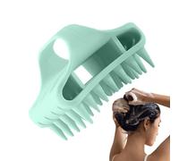 Silicona Scalps Brush, Lightweight Scalp Scrubber, Manual Champú Masajeador Wet and Dry Silicone Brusher, Hair Care Tool, Ideal para Shower, Bathroom, Daily Use, Travel, 8,5 x 8 x 7 cm
