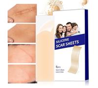 Silicona Scar Tape, Keloid and Bump Removals, Scar Removal Strips, Surgical Wounds, C-Section, Tummy Tuck Recovery, Soft Skin Care Sheets for Smooth Healing, Fading, Cream