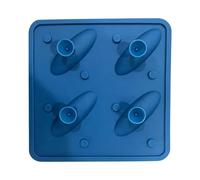 Silicona Shark Ice Mold - 6 cavidades Shark Fin Tray For Cocktails, Whiskey & Party Drinks | 100% Food-Grade Silicona, Dishwasher Safe, Easy-Release Flexible Mold