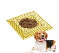 Silicona Slow Feeding Mats - 7.87 x 7.87in Slow Feeder Cat Bowl | Slowfeeder Cats Bowls with Suction Cups | No Slip Feeding Mat with Dispenser for Eating Indoor Outdoor