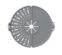 Silicona Spill Stopper - Heat Resistant plegable Cooking Pot Cover,