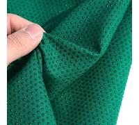 Silicona Tejido antideslizante, Tejido no deslizante Punto de goma Plástico Drop Tejido plástico para suelas Cojines de asiento Alfombras Colchones Sofá (Dark Green/1X1.5Meter)