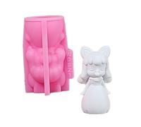 Siliconas de Grado Alimenticio Molde para Hacer Estatuas de Princesas de Dibujos Animados para Resinas Creación de Arte y Decoraciones de Habitaciones para Niños Moldes para Manualidades de Silicona