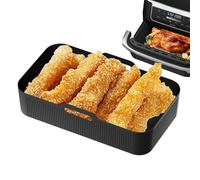 Silicone Air Frey, revestimiento de macetas cuadradas para freidora de aire, bandeja de horno reutilizable rectangular para horno de horno, tostado