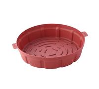 Silicone Air Fryer Liners - 10 Inch Round Non Stick Baking Tray | Food Grade Heat Resistant Basket | Large Oven Microwave Accessory, Oil Proof Cookware Mat, Replacement Pot For 7-8 Quart