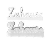 Silicone Alphabet Mold, German Letters & Epoxy Resin Crafting, Flexible Non-Stick Mould for DIY Clay Candle Making, Resin Arts Supplies for Home Table Decor Ornaments, Handmade Jewelry and Creative