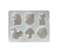 Silicone Animal Molds - Flexible Design for Soap and Candle Crafting, Heat-resistant Silicone with Bendable Feature, Adorable Shapes, Creative Tool, Mold Accessory for Home, Kitchen, or Beginner Use