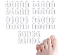Silicone Anti-Friction Toe Protector, Gel Breathable Toe Covers for Men Women, Soft Clear Little Toes Separators Caps for Blisters,Calluses,and Corns