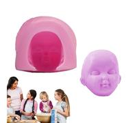 Silicone Baby Doll Head Mold | Human Face Baking Mold for Cake Decoration | Perfect Craft Tool for Chocolate Desserts and Handmade Clay Projects