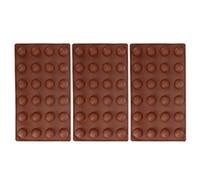 Silicone Baking Forms 24 - Cavity | Food Grade Reusable & Easy Release | Semi Sphere Forms for Chocolate/Jelly/Mousse | 3 - Pack Heat Tolerant Forms for Oven & Freezer