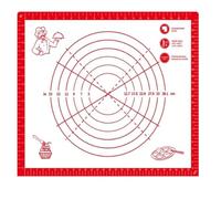 Silicone Baking Mat Rolling Kneading Board Non Stick High Temperature Resistant Pastry Dough Sheet Crust Cookie Bread Easy Clean(50x60cm)