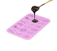 Silicone Baking Mold - 18 Cavity Easter Bunny Silicone Mold Cake Molds for Baking | Easter Silicone Molds | Easter Bunny Mold Versatile Candy Fondant Molds for Home and Bakeries