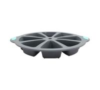 Silicone Baking Mold, Triangle Cake Pan, 8 Cavity Non Stick with Easy Release, Pie Tray with Flexible Shape, 12.91x11.42x1.69inch Kitchen Accessory, Cooking Tool for Cheesecake Bread Pizza Muffins