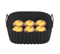 Silicone Basket For Air Fryer, Non-stick Baking Tray Kitchen Cookware For Cooking, Square Air Fryer Plate, Roasting Grilling Pizza Cake Family Indoor Apartment Outdoor Camping