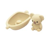 Silicone Bath Toys - Stackable Bathtub Toys, Animal Theme Stacking Finger Game | Floating Boat Toy Set For Kids Boys Girls Home Travel Bathtub Shower Swimming Pool Water Bathing Play