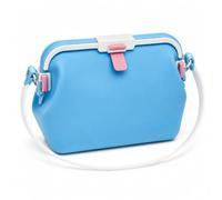 Silicone Beach Bag - Waterproof Pool Tote Bags for Women (Blue,L-5300ml)