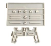 Silicone Bench Mold - Ďiy Concrete Casting Mould for Garden Bench Legs | Durable Plaster Cement Resin Mold, Decorative ParkBench Making Tool