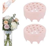 Silicone Blossom Grid Flower Arranger, Silicone Flower Frog Arranger Grid, Flexible Reusable Floral Grid for Vases, Stretchable Flower Arrangement Holder, Waterproof Flower Frogs (2Pcs-E)