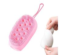 Silicone Body Brush - 2,17 x 2,95 x 4,92 de silicona Body Scrubber | Bath Brush Massage Scrubber | Shower Brushes Skin Cleansing Brushes Double-Side Soft Bath Scrubbers for Women Men