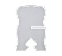 Silicone Book Holder Mold - Resin Casting Book Stand Form, for Epoxy Craft Display Use, Medium Size Clear Silicone Material, DIY Home Decoration Handmade Arts Crafts Creative Gift Purpose Kit