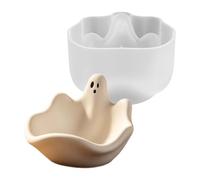 Silicone Bowl Molds for Resin - 115g Ghost Design Fruit Container Mould | Cute Candy Bowl for Decoration Halloween Christmas Serving Desk Entryway Table