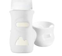 Silicone Breastfeeding Bottle Covers: Food-Grade Insulation Sleeves For Glass Milk Bottles, Easy To Maintain, Ideal For Safe Feeding And Temperature Control Glass Milk Bottle Insulation Sleeves: Food-