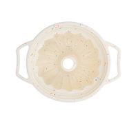 Silicone Cake Mold, Hollow Annular Baking Tool, Easy Clean Non Stick Mousse Cake Mold with Stainless Steel Base, Food Grade Silicone for Oven Microwave Refrigerator Dishwasher