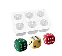 Silicone Cake Molds | 6-Grid Dice Silicone Baking Mold | Non-Stick Chocolate, Can, Mousse Cake And Fondant Mold | Home Kitchen Baking Tool, DIY Handmade Desserts, Slow Rebound Pinch Toy Craft, Easy