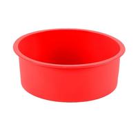 Silicone Cake Moulds - 4/6 Inches SiliconeCake Tins | Round CakeMold DIY Food-Grade Baking | Multi-Size Silicone Baking Tray Mold | Cake Base Mold Flexible Heat-Resistant | Red Blue Kitchen BakingTool