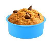 Silicone Cake Moulds - 4/6 Inches SiliconeCake Tins | Round CakeMold DIY Food-Grade Baking | Multi-Size Silicone Baking Tray Mold | Cake Base Mold Flexible Heat-Resistant | Red Blue Kitchen BakingTool