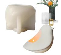 Silicone Candle Holder Mold, Bird Tea Candle Stand Mould, 2,72 x 3,15 pulgadas Non Stick Easy Release Tool for Beginners, Reutilizable Epoxy Resin & Concrete Casting, Crafting Art Supplies